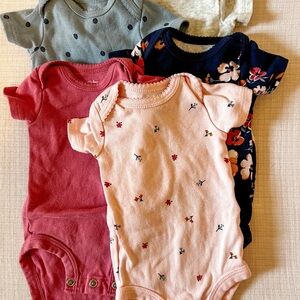 Simple Joys by Carter's Baby-Girls 5-Pack Short-Sleeve Bodysuit